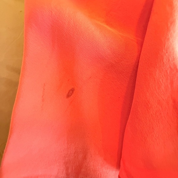 Elizabeth and James Pink Boatneck Fluted Sleeve Silk Mini Shift Dress XS $495 - Picture 15 of 15
